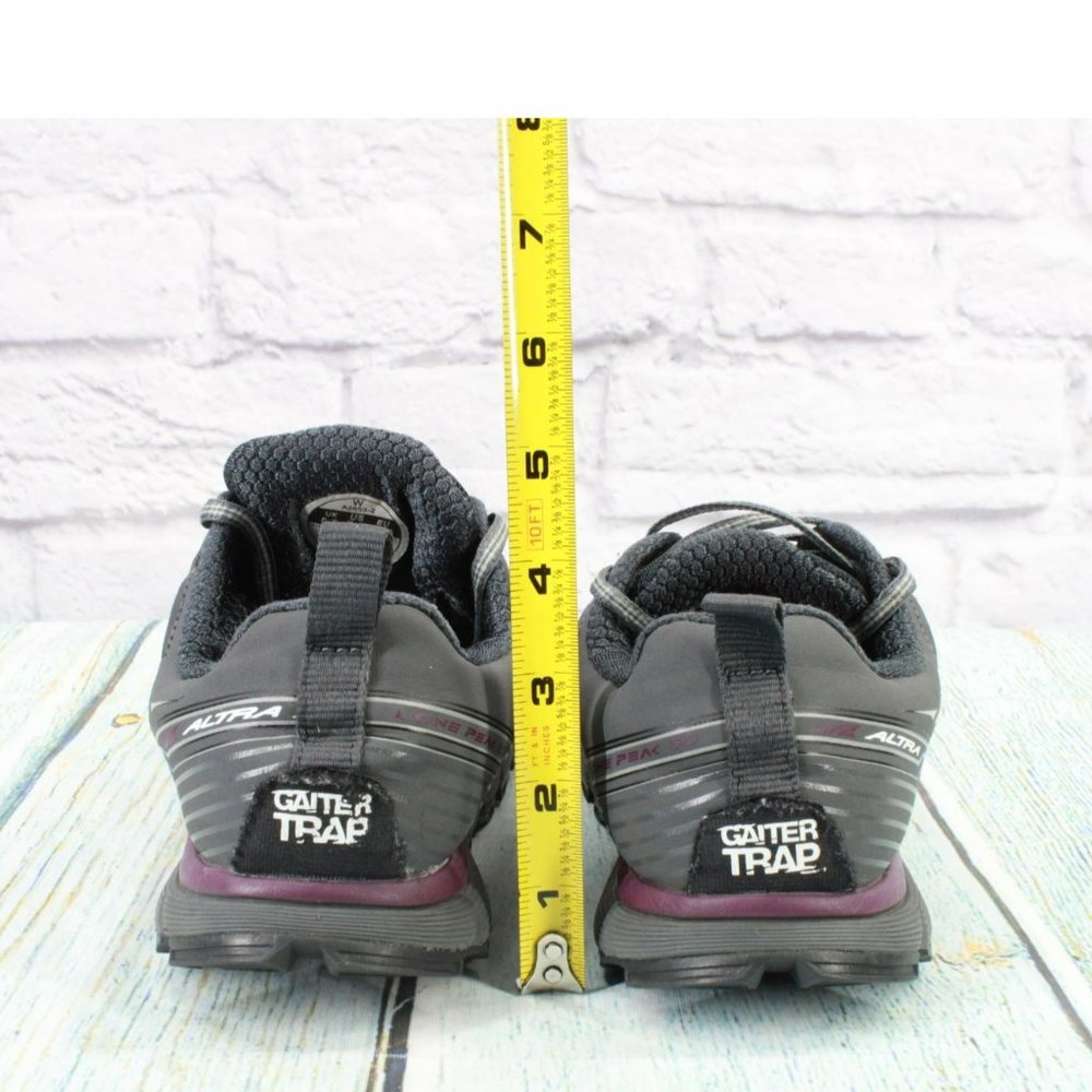 Altra Lone Peak 3.0 Gray Mesh Lace Up Low Top Trail Sneakers Shoes Size 7.5 - Picture 6 of 9